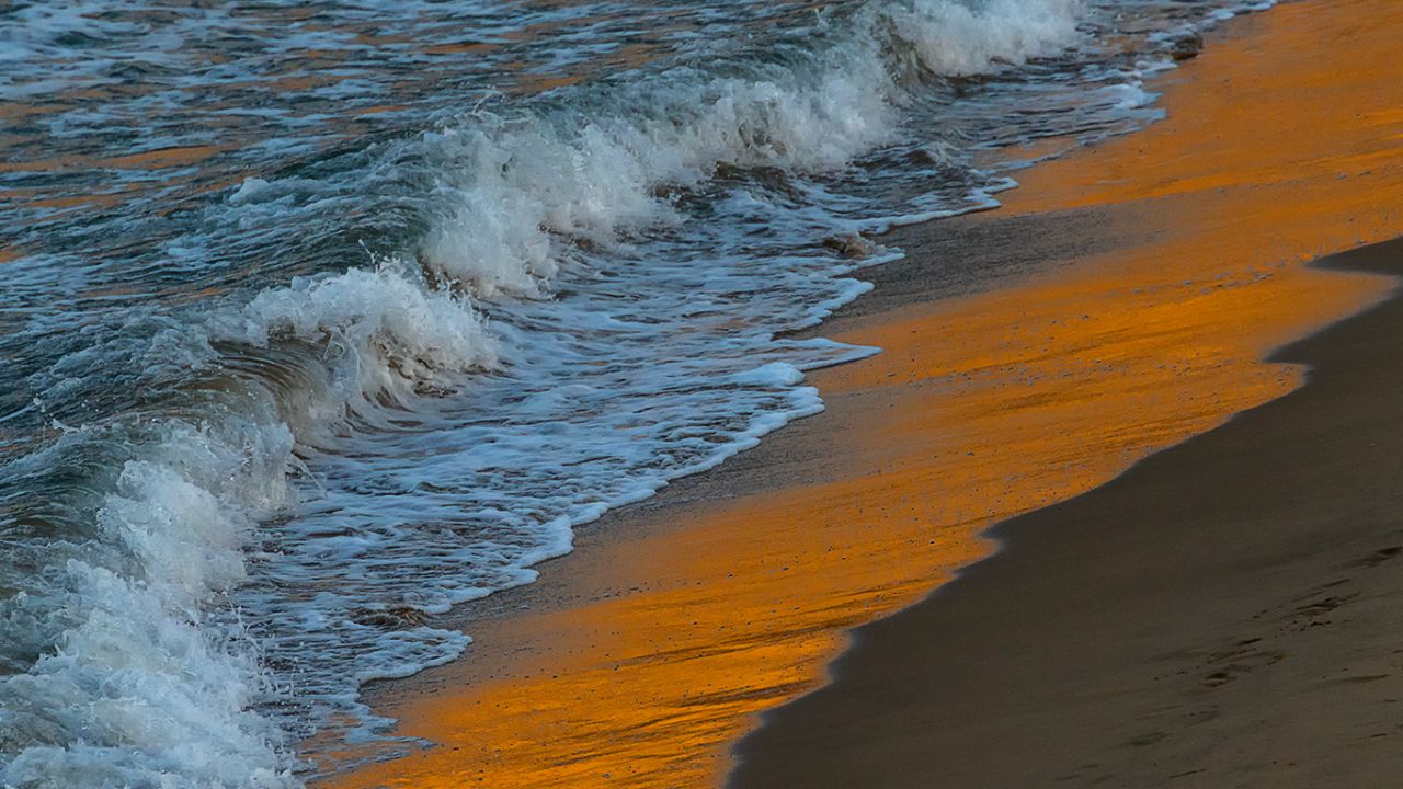 Reflejos en la arena