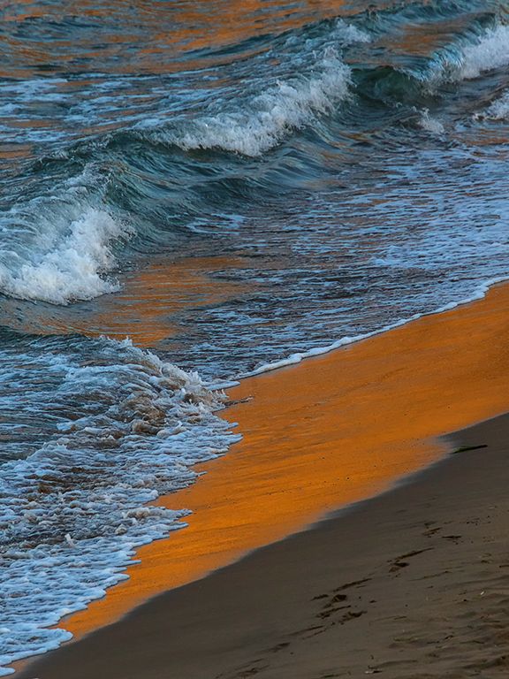 Reflejos en la arena