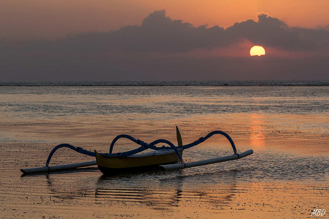 Amanecer en Sanur