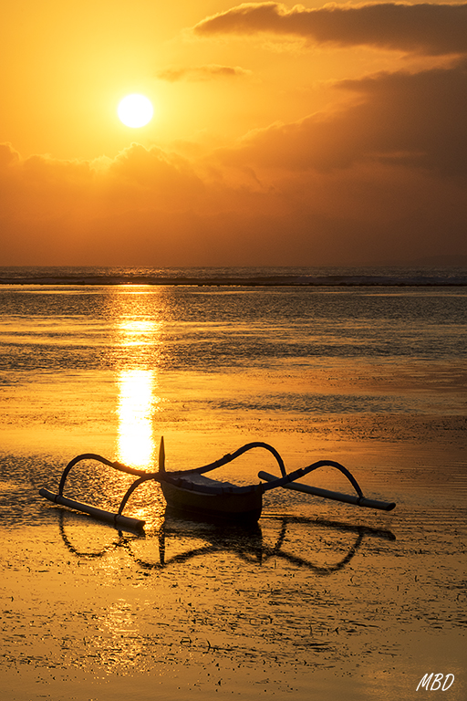 Amanecer en Sanur