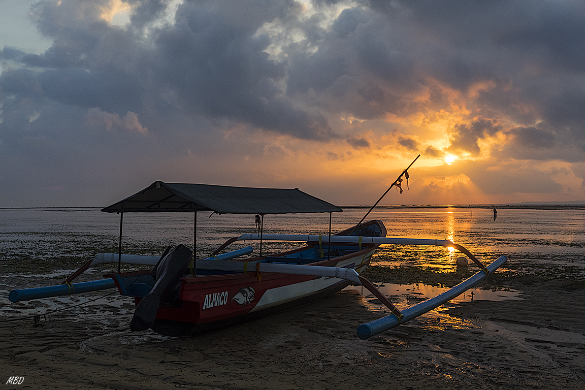 Amanecer en Sanur