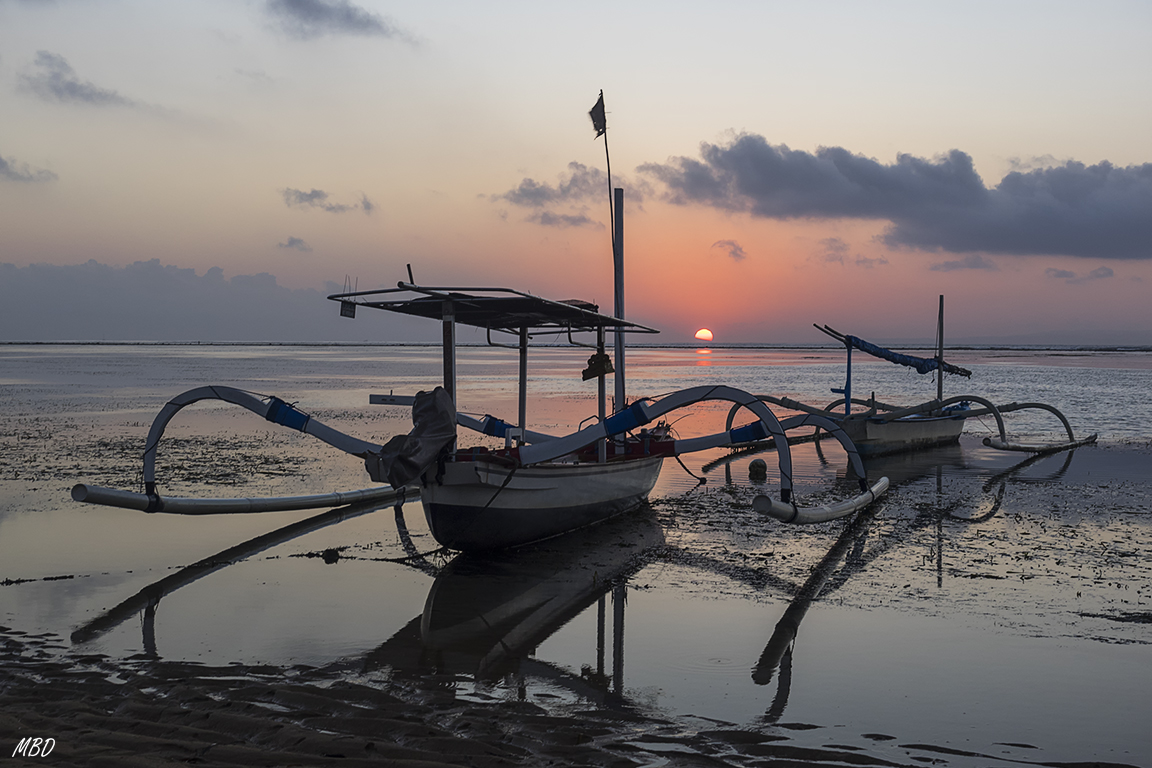 Amanecer en Sanur