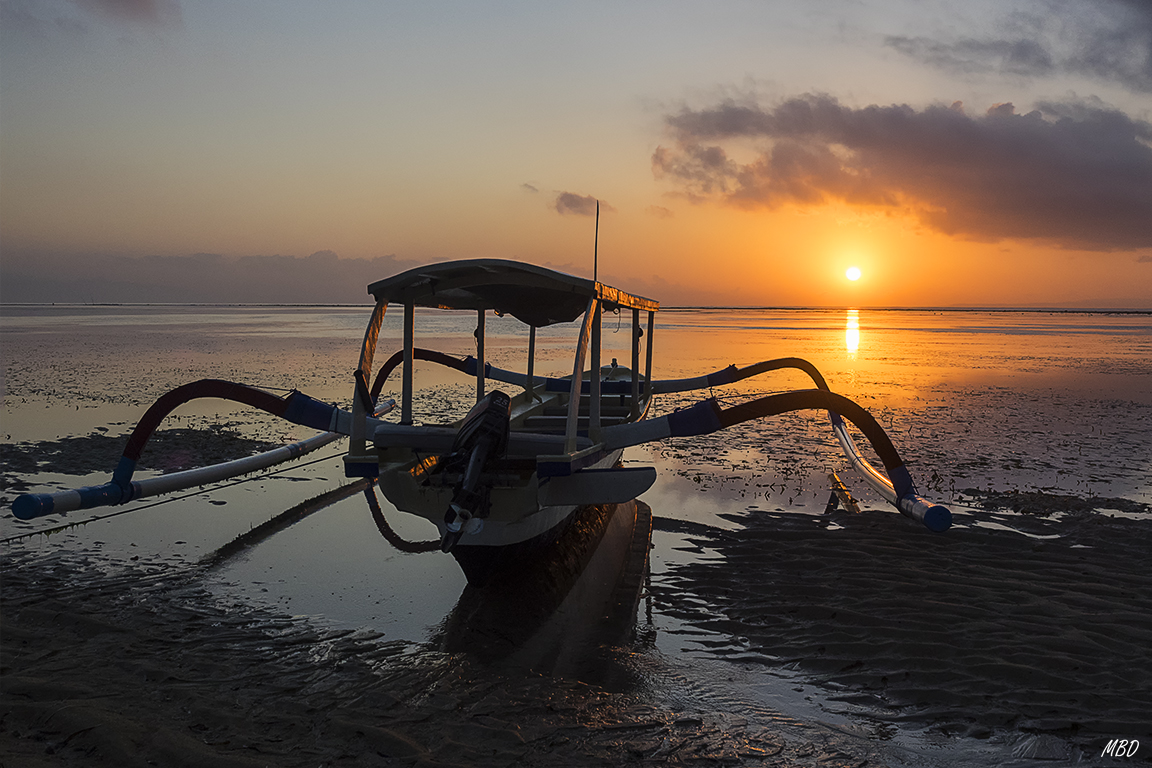 Amanecer en Sanur