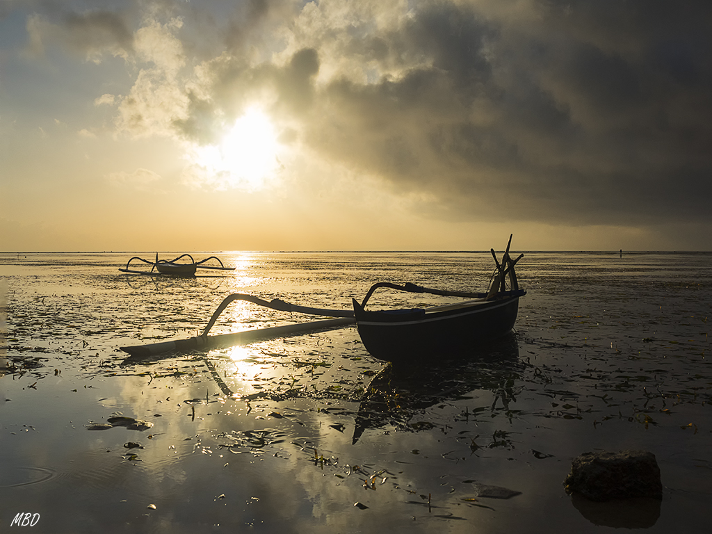 Amanecer en Sanur