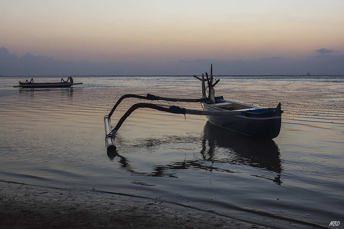 Amanecer en Sanur