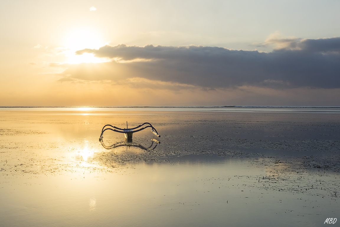 Amanecer en Sanur