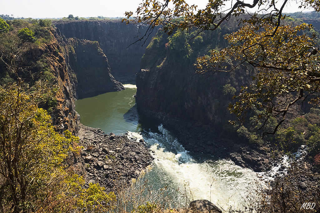 Una vista del cañón