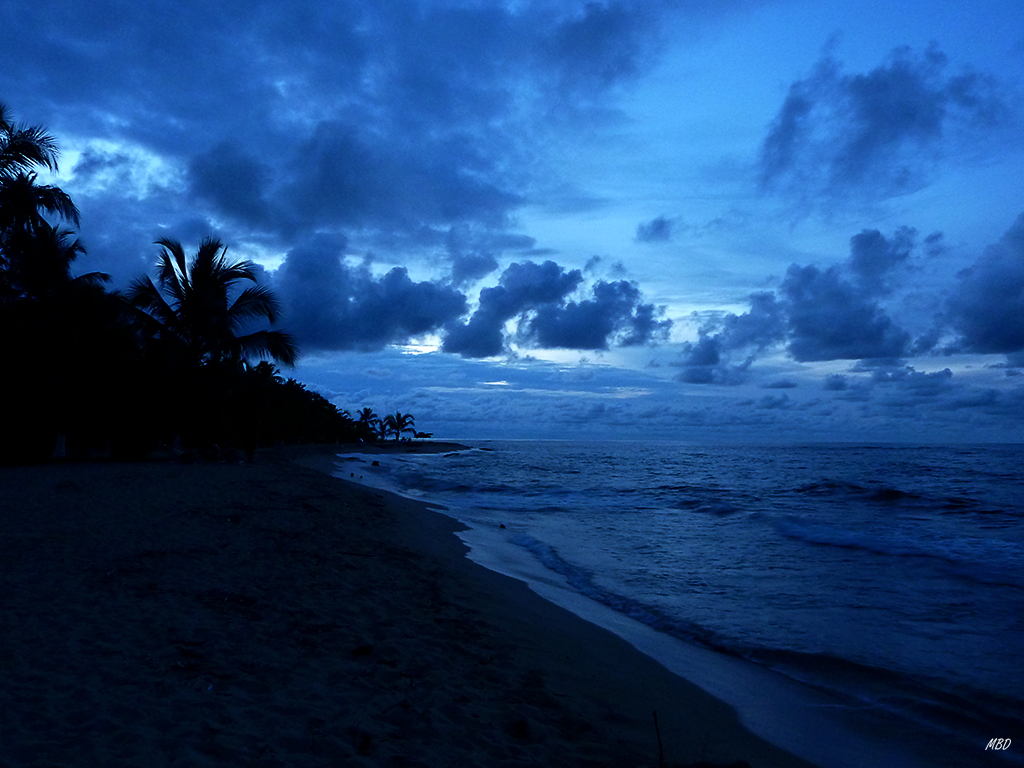 Ya cayendo la noche y forzando la exposición