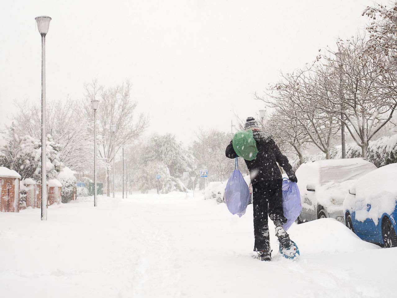 Filomena en Tres Cantos