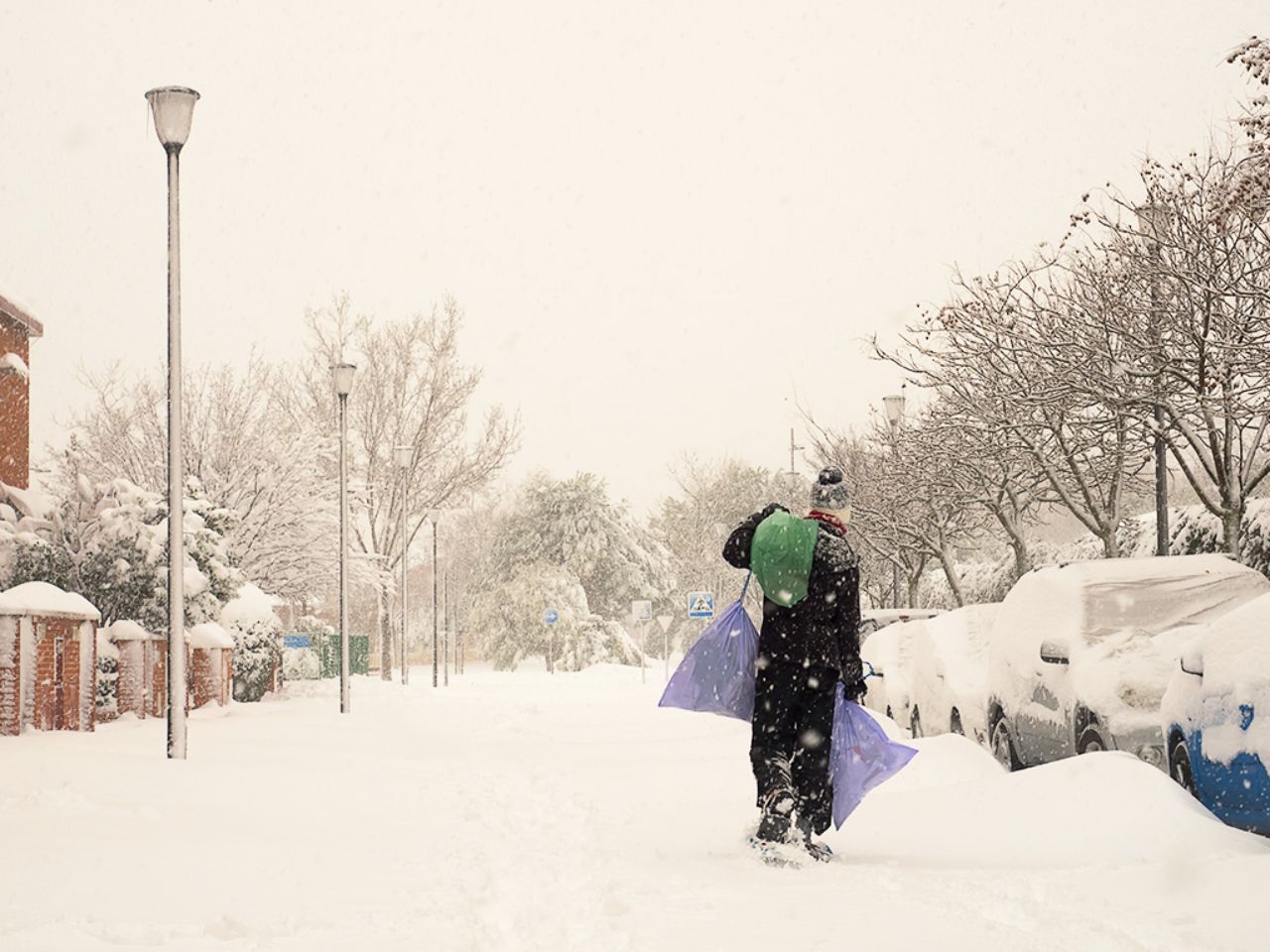 Filomena en Tres Cantos