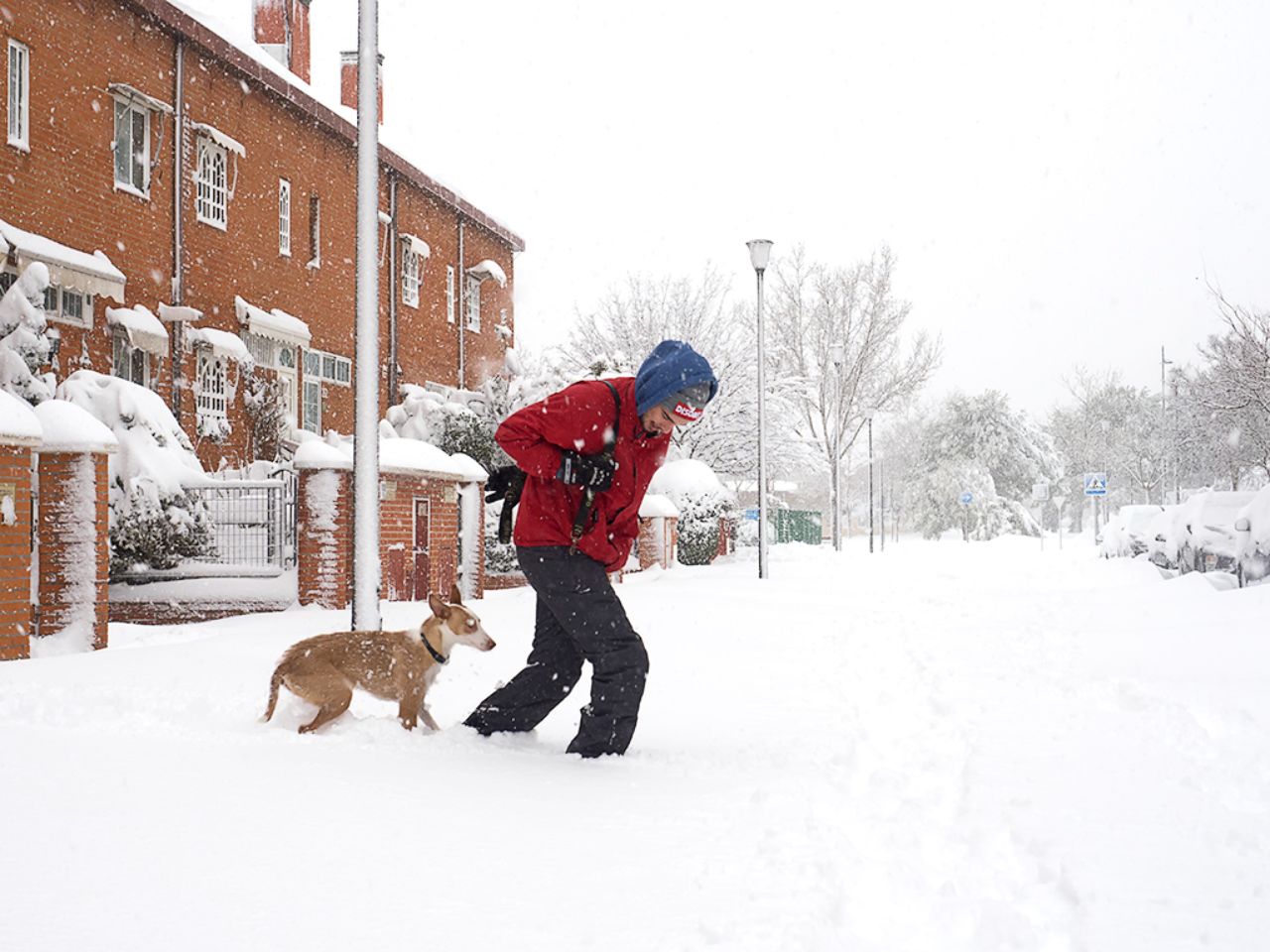 Filomena en Tres Cantos
