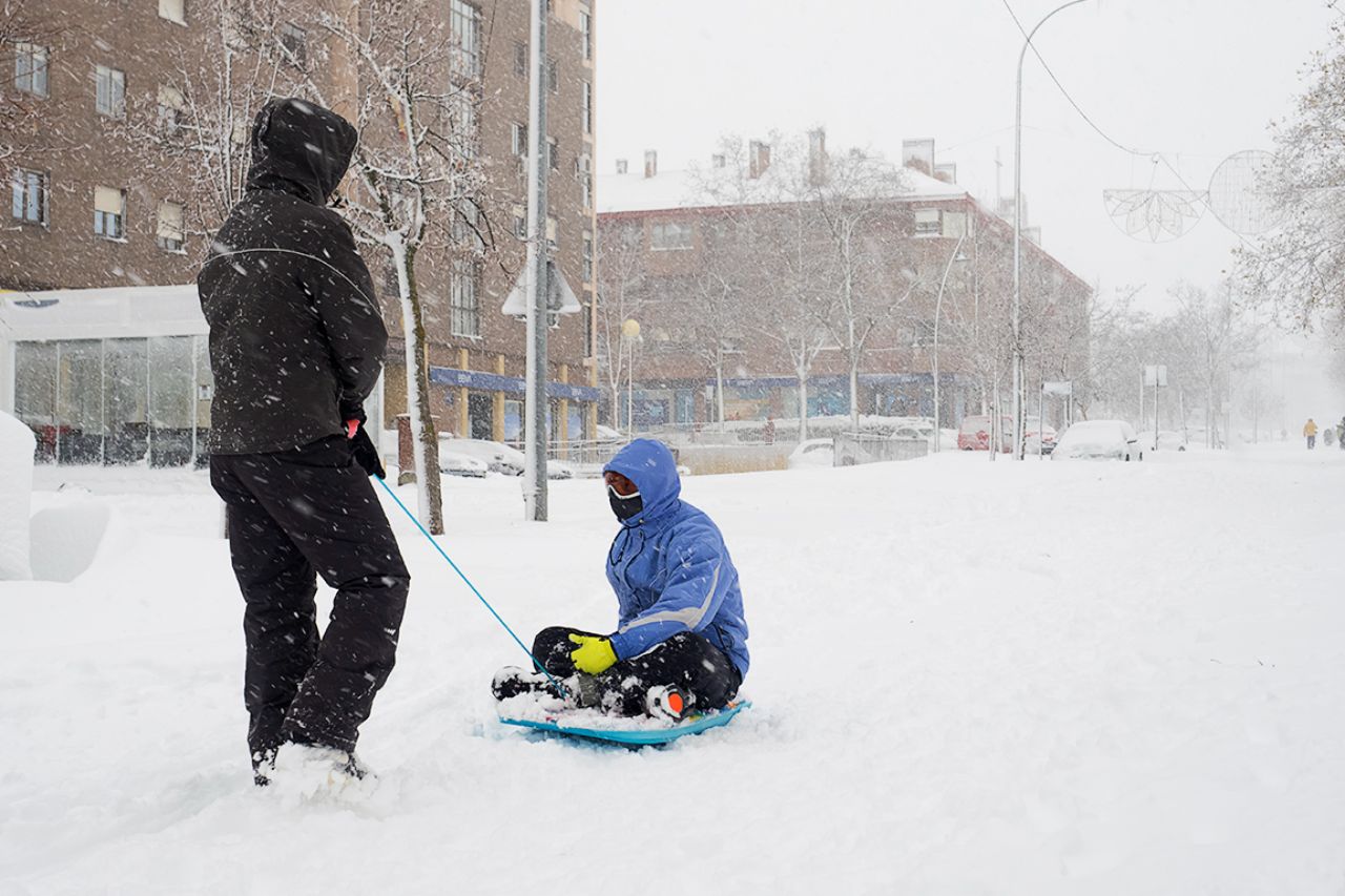 Filomena en Tres Cantos