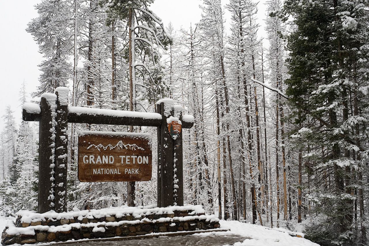 La entrada al Parque Nacional
