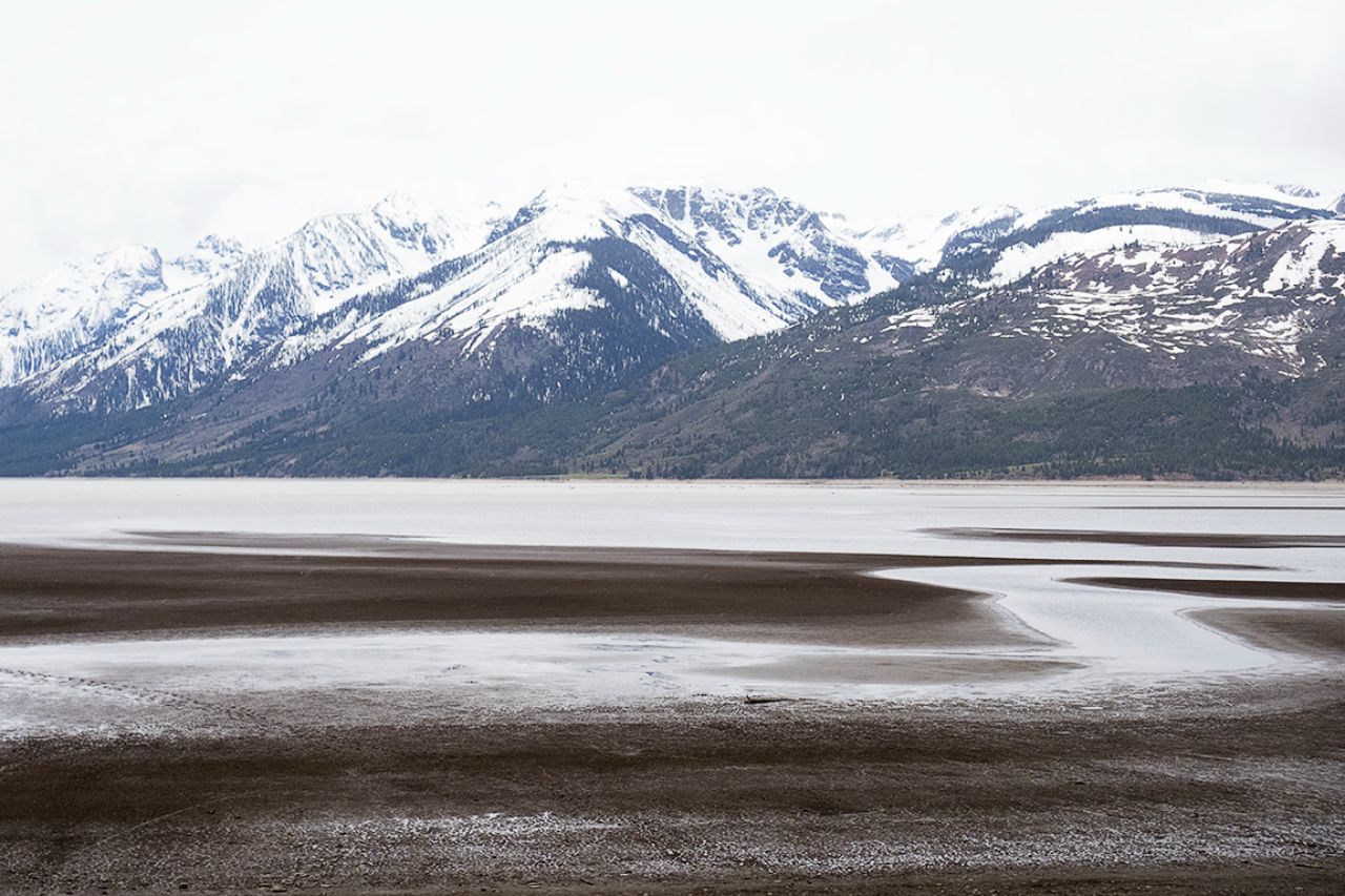 El lago casi seco
