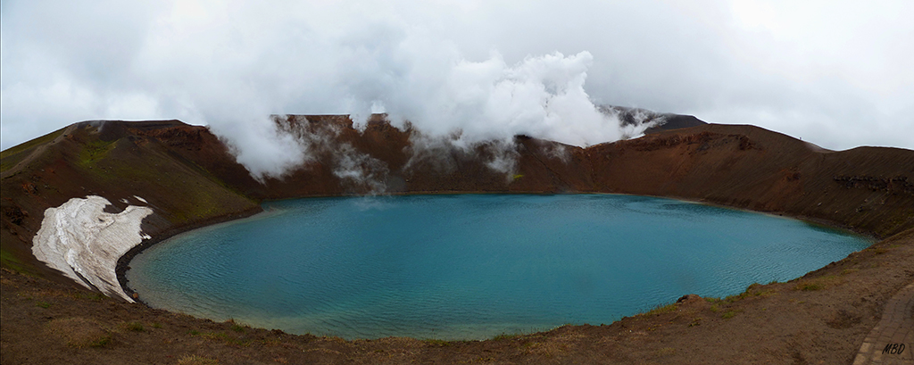 Cráter del volcán Hverfell