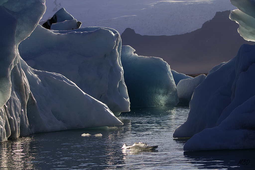 Los diferentes colores del hielo