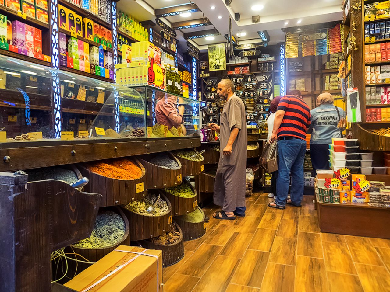 Tienda de dulces y especias