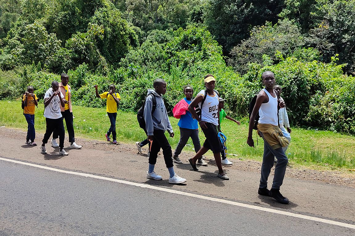 Deambulando por la carretera