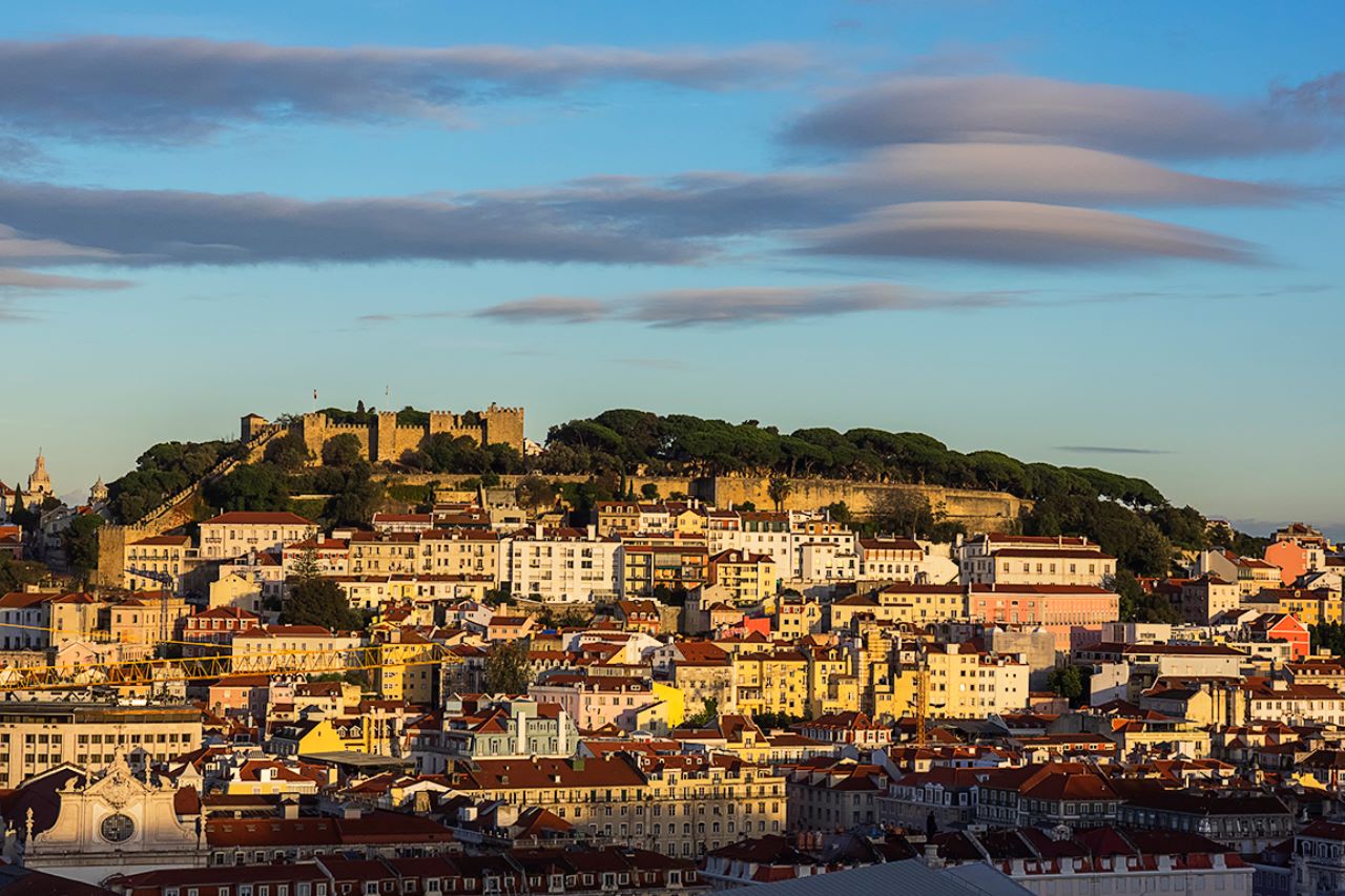 Viendo caer la tarde