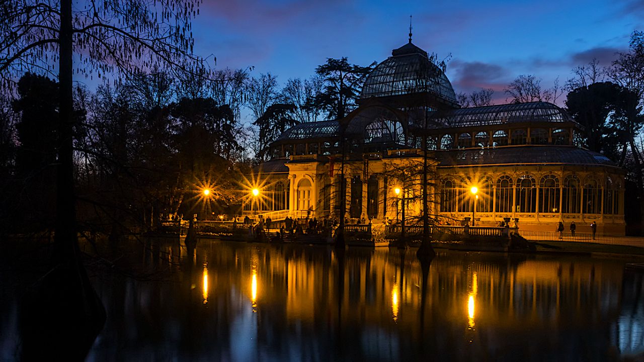 Invierno en el Palacio de Cristal