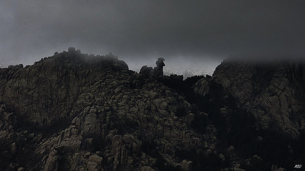 Pedriza, feb2016. Ventana de luz
