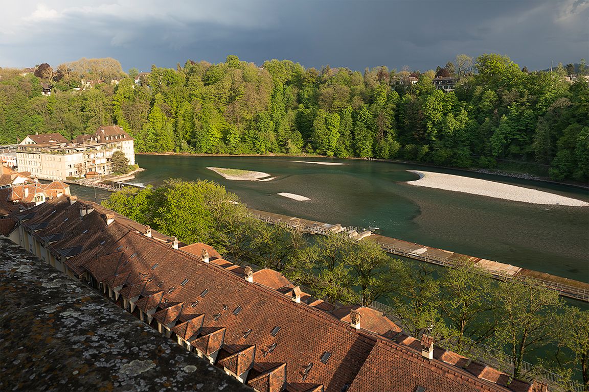 Vista sobre el río Aar