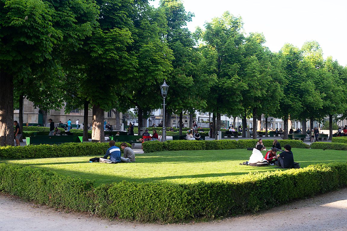 Relax en los jardines