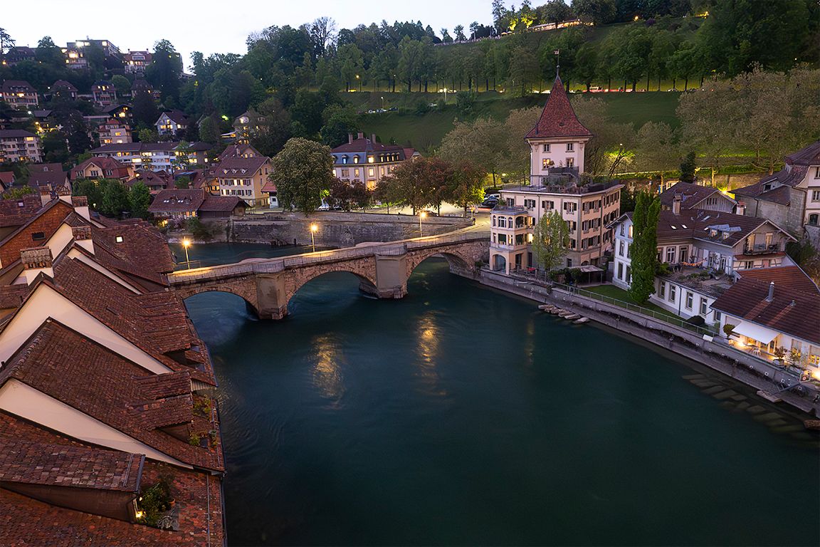 Vista sobre el río Aar
