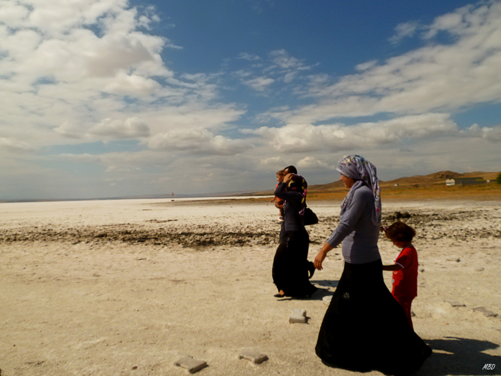 Tuz Gölü. Fotos con cámara "en la cintura"