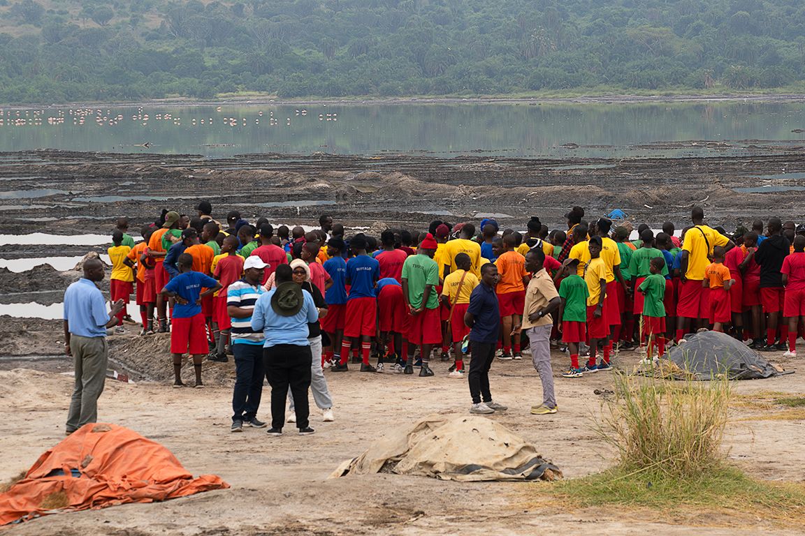 Escolares en visita a las salinas