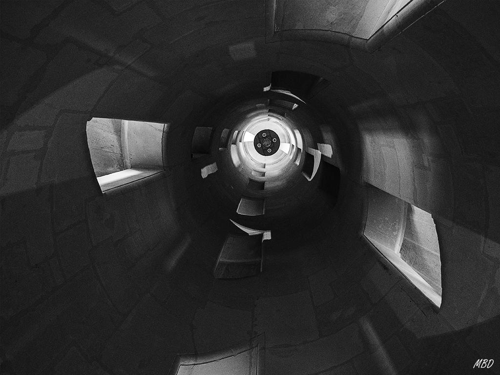 Interior de la escalera