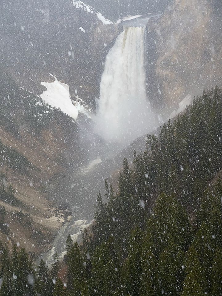 Gran cascada del río Yellowstone