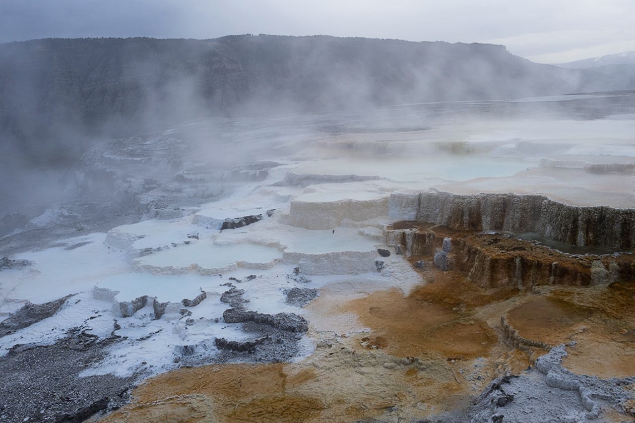  Mammoth Hot Springs
